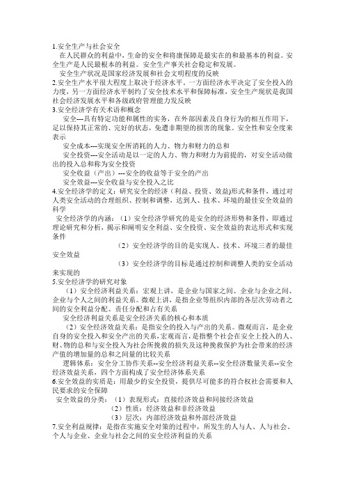 安全经济学