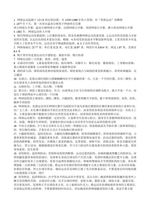 网球