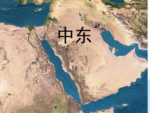 人教版七年级地理下册：第一节  中东