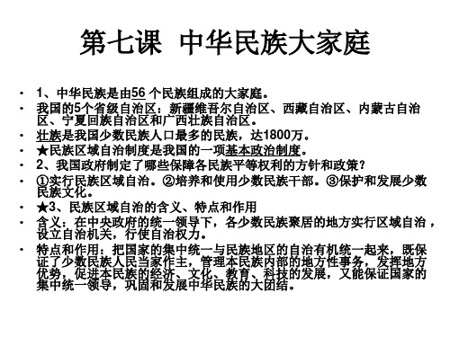 八年级政治在同一片土地上(PPT)3-1