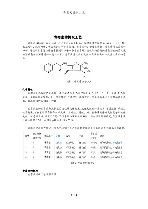 青霉素提取工艺