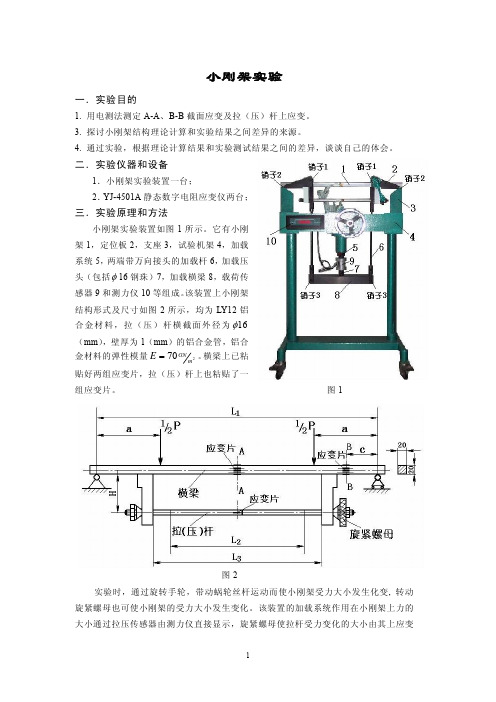 小刚架实验 - 南京航空航天大学精品课程建设