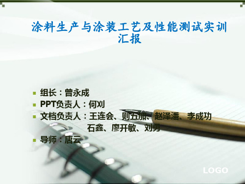 涂料实训总结报告