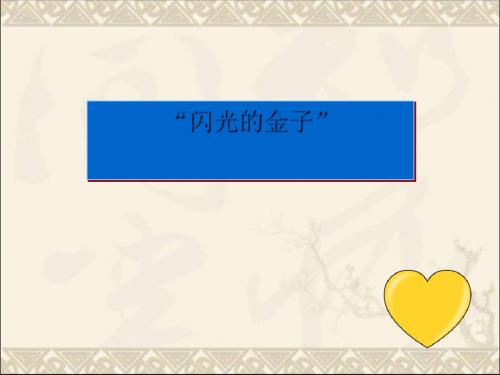 《闪光的金子》PPT课件3