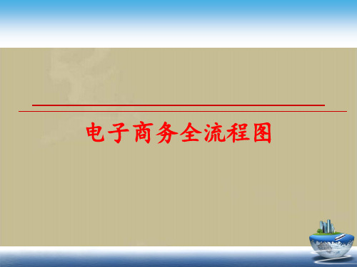 电子商务全流程图
