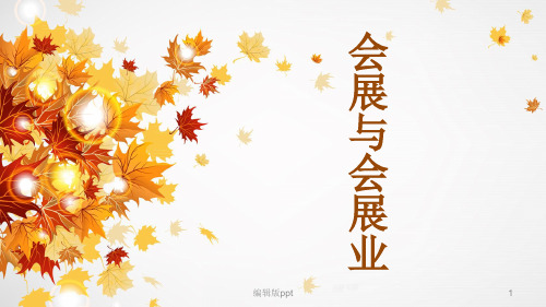 会展与会展业PPT课件