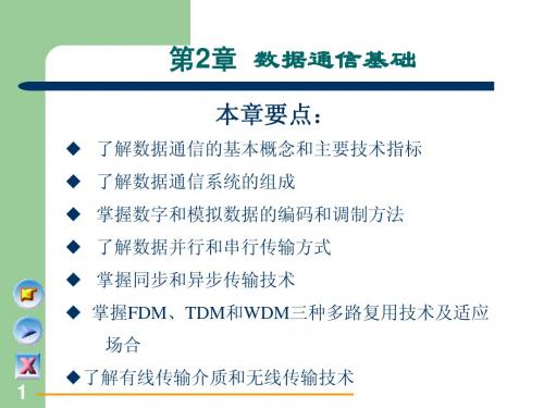 计算机网络基础[电子教案]第2章数据通信基础