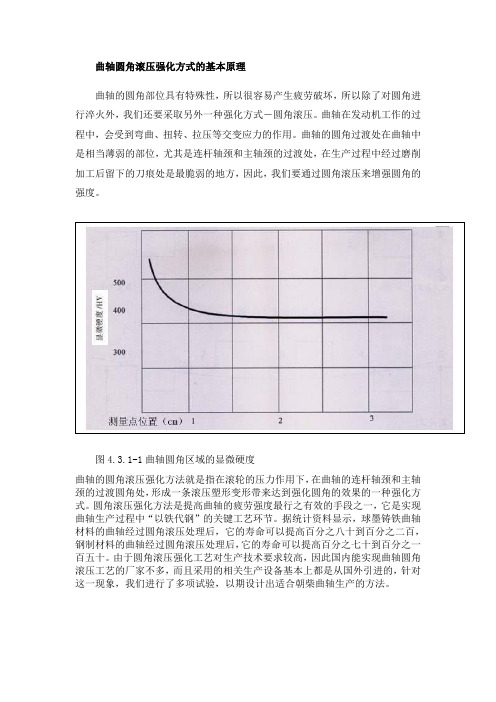 曲轴圆角滚压强化方式的基本原理
