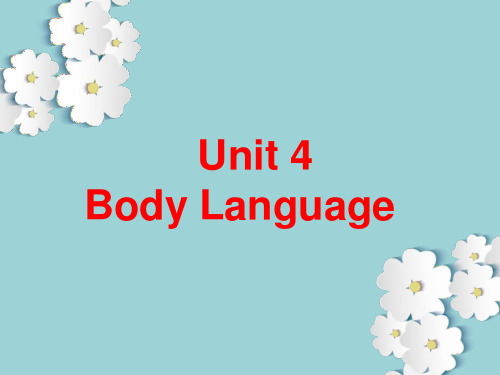 高中英语《Body Language-Communication No problem 》优质教学课件设计