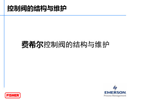 Fisher费希尔控制阀的结构与维护