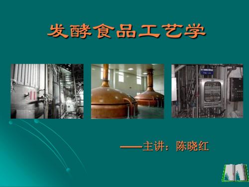 发酵食品工艺学ppt课件
