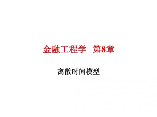 金融工程 ch8