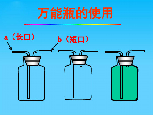 中考复习万能瓶的使用ppt