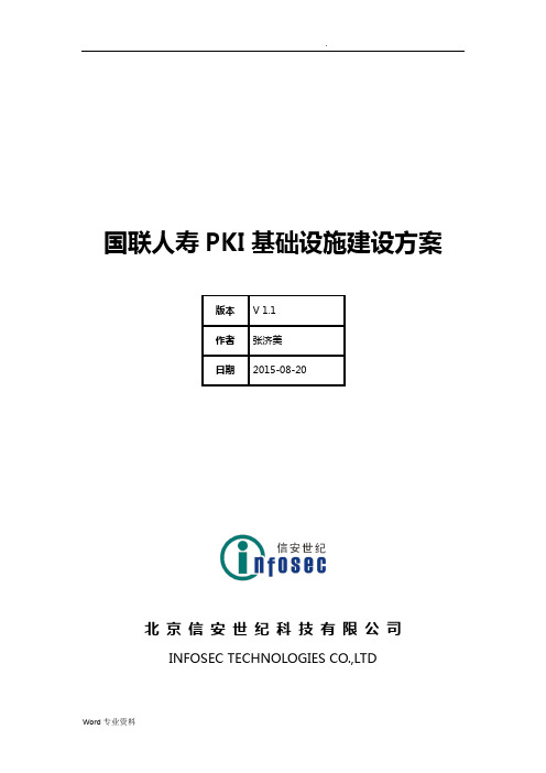 PKI建设方案