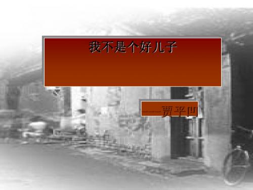 我不是个好儿子ppt实用课件15