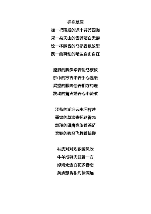 拥抱草原—二期盐水—董晓博