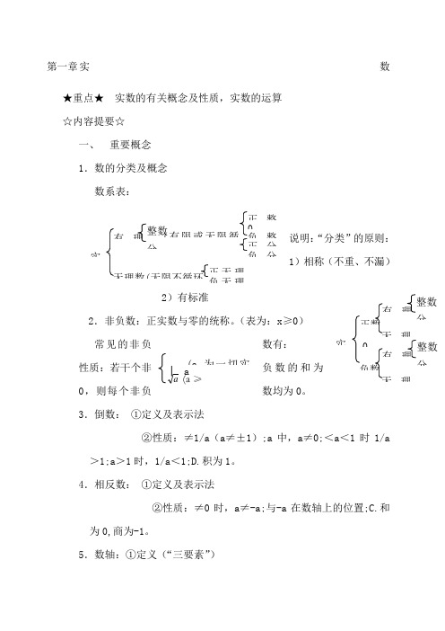 九年级数学总复习提纲人教新课标版