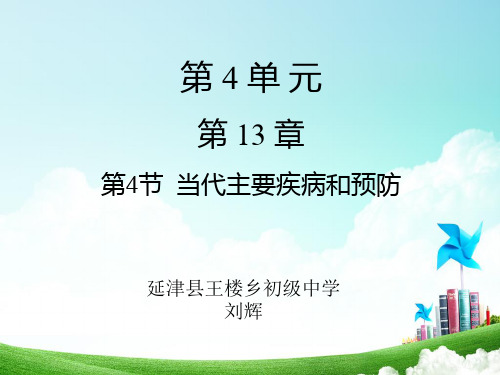 北师大版生物七下13.4当代主要疾病和预防课件(共25张PPT)(共25张PPT)
