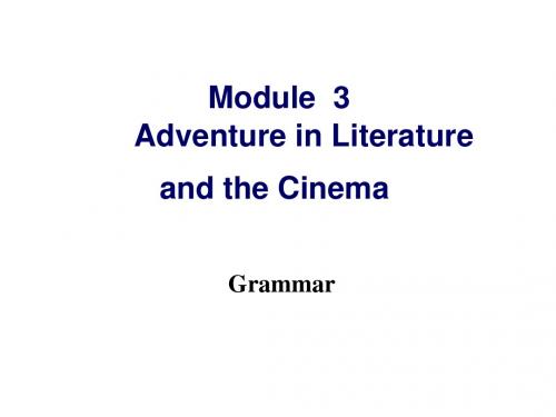 外研版高中英语Book 5 Module 4 Grammar---非谓语动词教学课件 (共26张PPT)