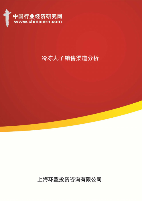 冷冻丸子销售渠道分析(上海环盟)