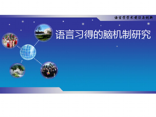 语言习得的脑机制研究