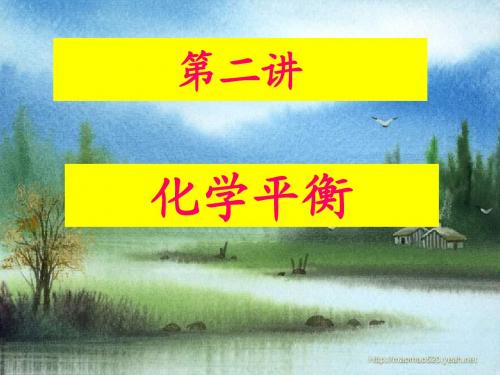 化学平衡复习课08.12