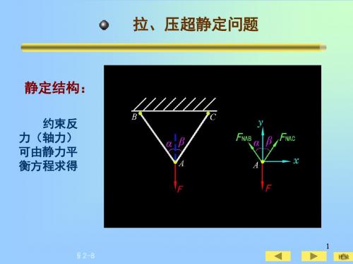 拉压超静定