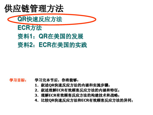 QR和ECR