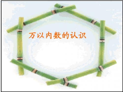 万以内数的认识说课