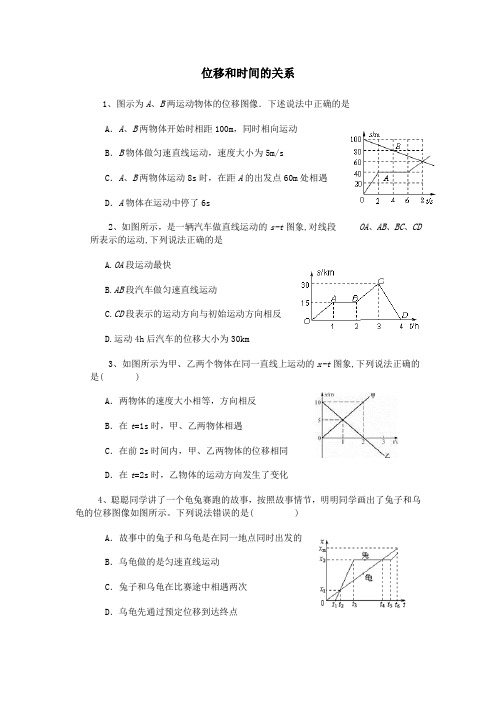 V-t图像经典题目