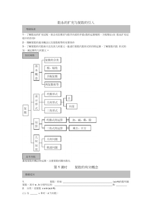 【精品教学案】济南2010届高考数学一轮精品资料---复数2个课时全部