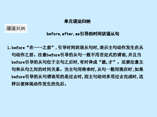 Unit 2 Great People单元语法归纳课件
