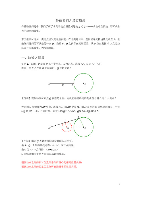 (完整word版)3最值系列之瓜豆原理