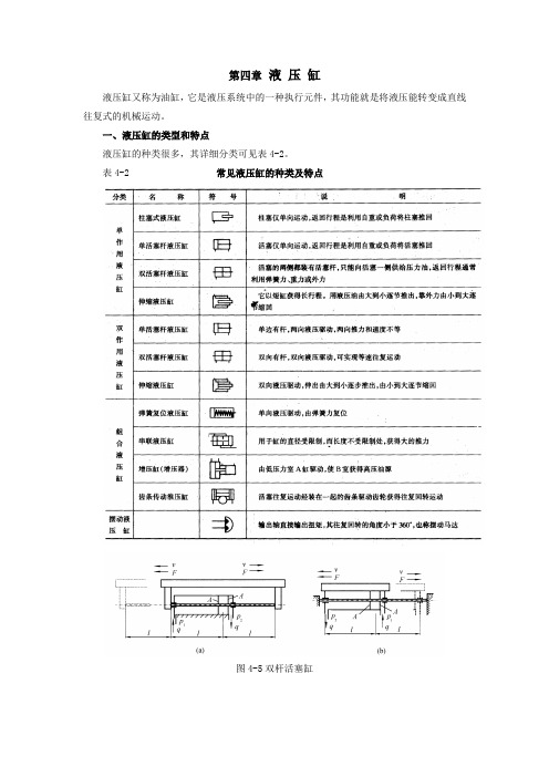 第四章：液 压 缸