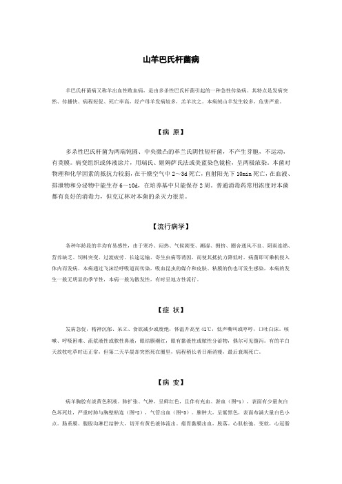 山羊巴氏杆菌病
