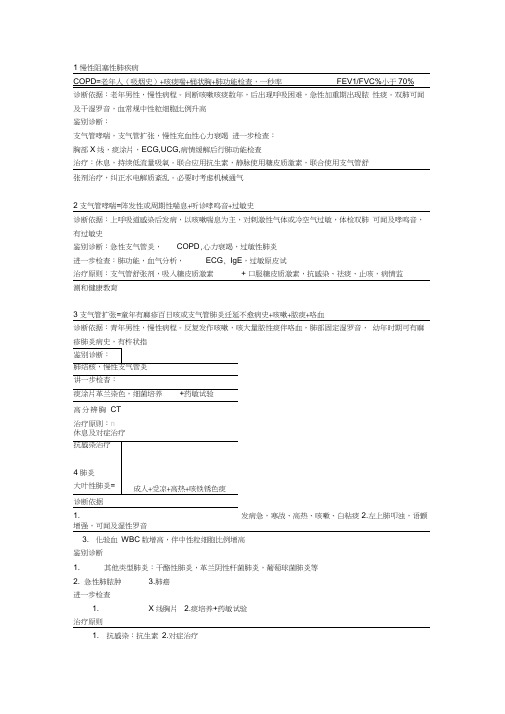 2014年度执业医师病例分析公式