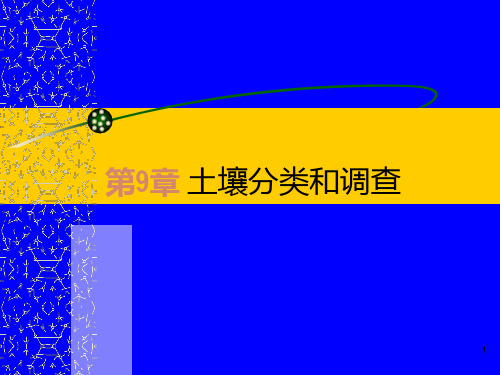 第九章土壤分类和命名(原11章)PPT课件