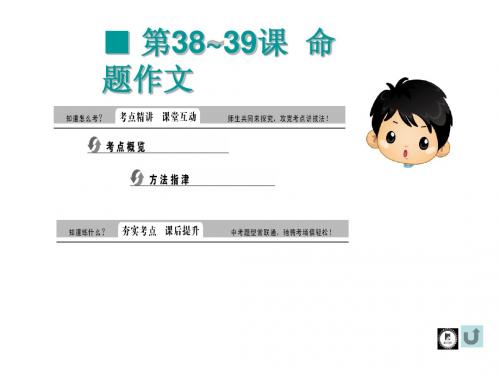 2014年中考语文复习精要课件：第四部分 作文 命题作文(30张PPT)(1)