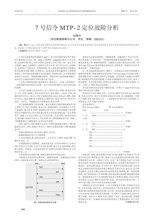 7号信令MTP_2定位故障分析
