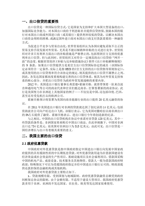 出口信贷