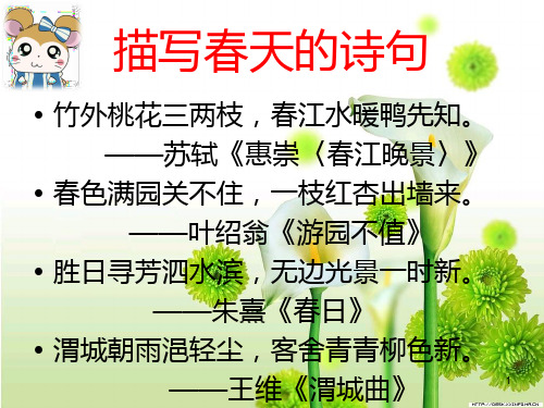 触摸春天ppt课件