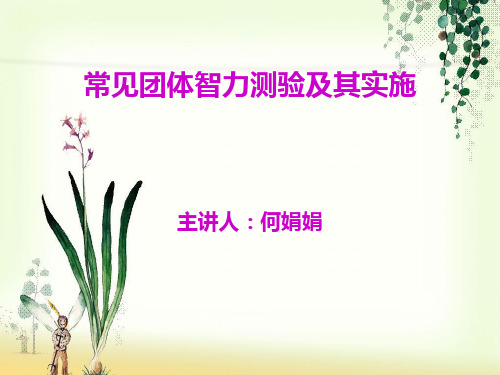 团体智力测验