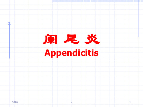 阑-尾-炎