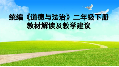 部编人教版小学《道德与法治》二年级下册解析