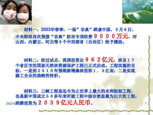 财政的收入与支出优质课件PPT