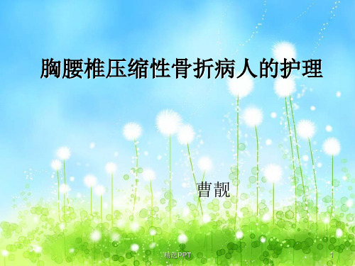 胸腰椎压缩性骨折病人的护理