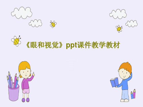 《眼和视觉》ppt课件教学教材30页PPT