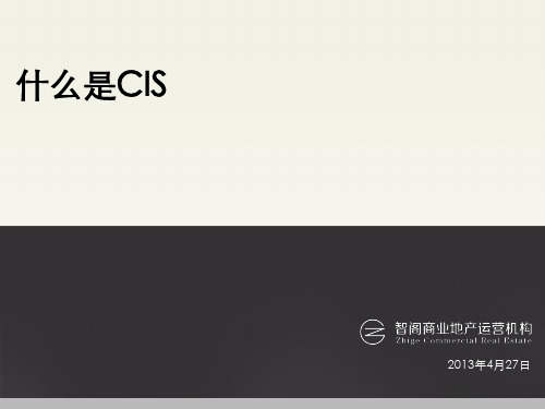 什么是CIS