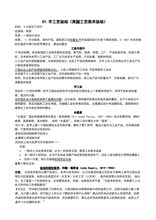 艺术与手工艺运动