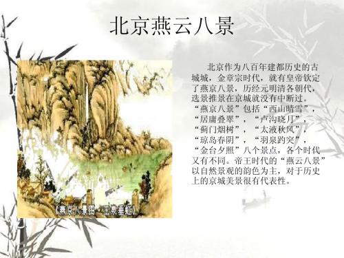 北京燕云八景